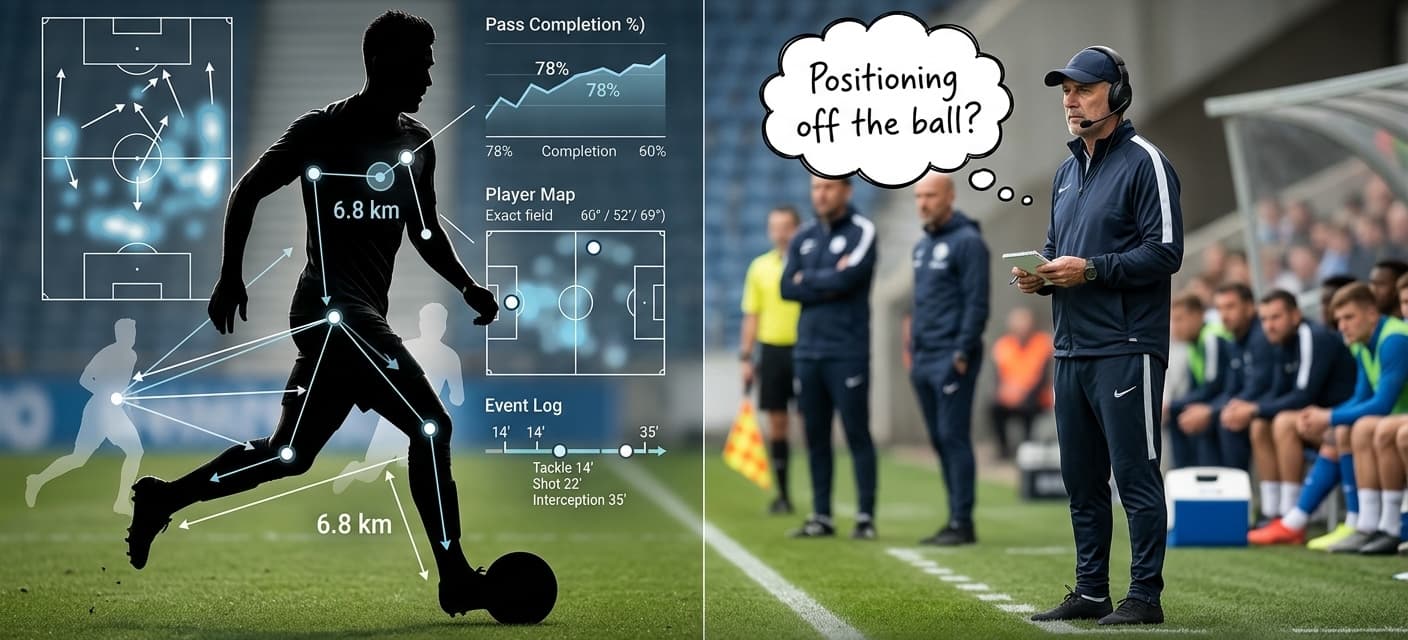 Match statistics and coach context