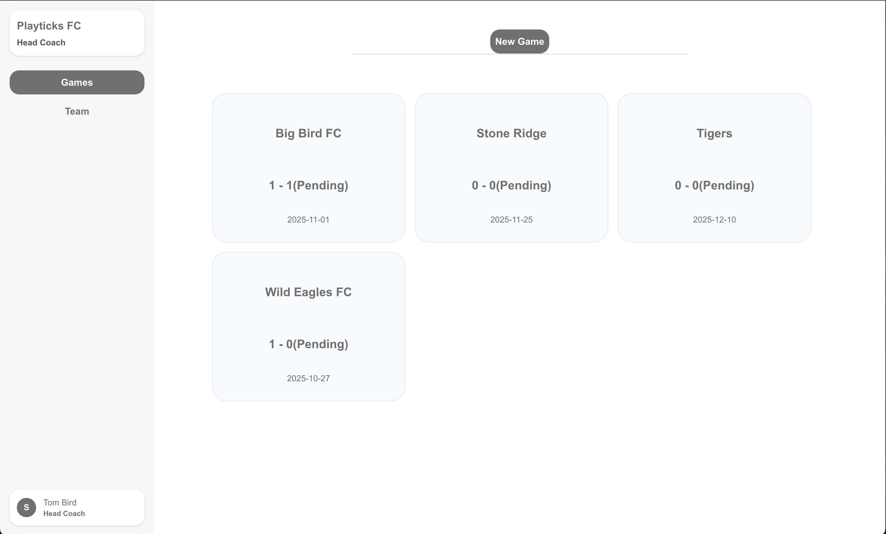 Team library interface